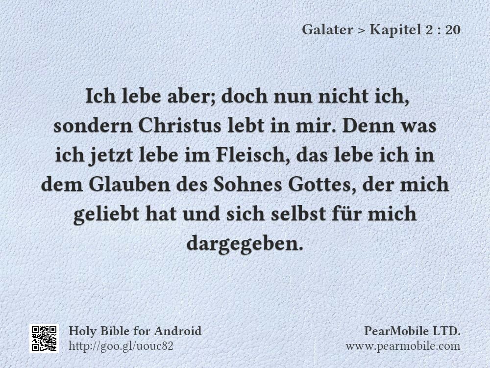 Galater, Kapitel 2:20